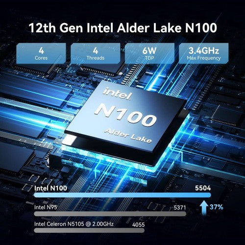 GEEKOM Air12 Lite Mini PC, Intel N100 4 Cores Max 3.4GHz, 8GB RAM 256GB SSD GEEKOM Air12 Lite Mini PC, Intel N100 4 Cores Max 3.4GHz, 8GB RAM 256GB SSD
